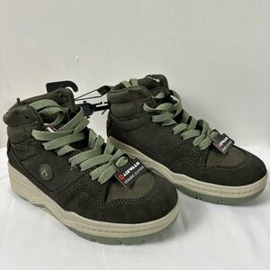 Airwalk Boys Shoes Sz 13 Lace up Anchor High Sneakers Brand New With Tags Green